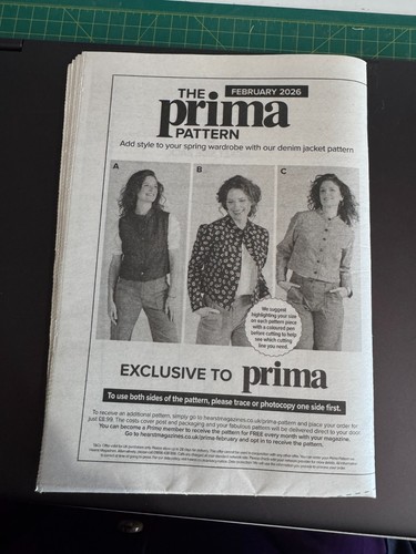 Prima sewing pattern - prima,