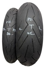Pirelli Diablo Rosso III  120/70zr17 & 190/55zr17 Pair Part Worn Tyres P21