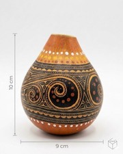 Hand Carved Gourd Lima, Peru