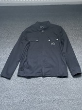 Voi London Zip Thru Collar Jacket Size S Black New Without Tags