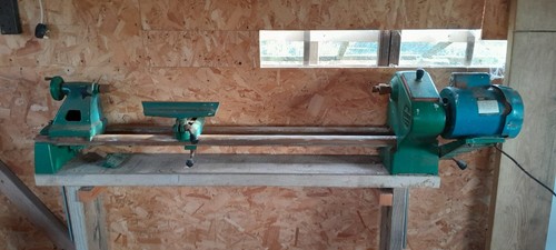 Woodturning lathe and tools - lathe,