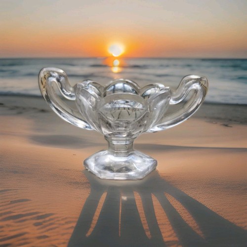 Vintage glass trophy style - glass,