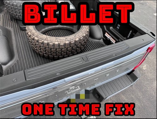 Billet tailgate step molding - step,