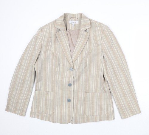 Oscar womens beige striped - womens,