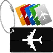 Travel Luggage Tags Aluminium Suitcase Tags Labels Holiday High Quality Bag Tags