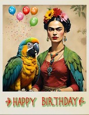 Frida Kahlo Inspired Blank
