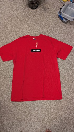 Supreme futura box logo - logo, red