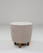 Vintage Stool Pouffe Ottoman