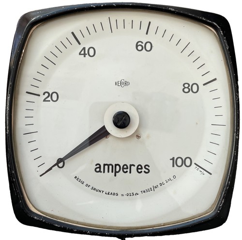 Record 1969 panel amp meter - panel,