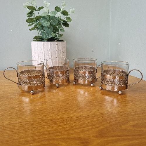 Vintage retro tea glass - retro, cups