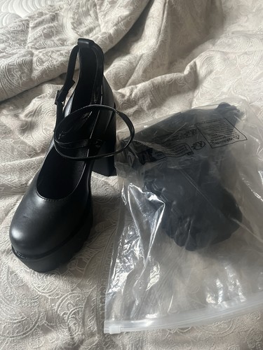 Shein black emo shoes size - shoes, 6
