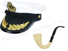 CAPTAIN HAT AND PIPE HUGH