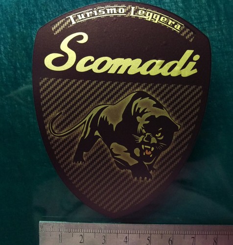 Scomadi logo badge printed - badge,