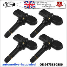 4X Tyre Pressure Sensor TPMS 9673860880 For Peugeot 308 T7 04/2007-08/2013