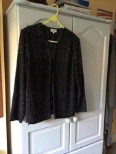 Beaded evening Jacket Size 14