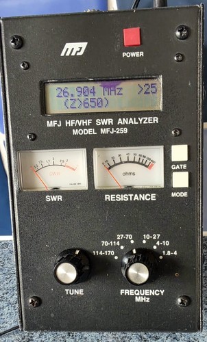 Mfj 259 antenna - antenna, analyzer