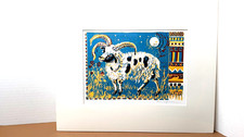 Vtg Print by Kim Hoffman 1990