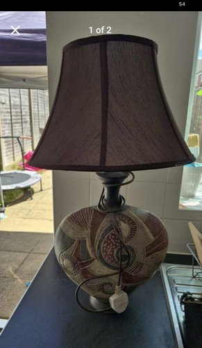 1970 ceramic table lamp - 1970'ceramic,