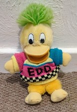 Edd the Duck! 1990 Golden Bear CBBC Soft Stuffed Toys Plushies (L17) Vintage 90s