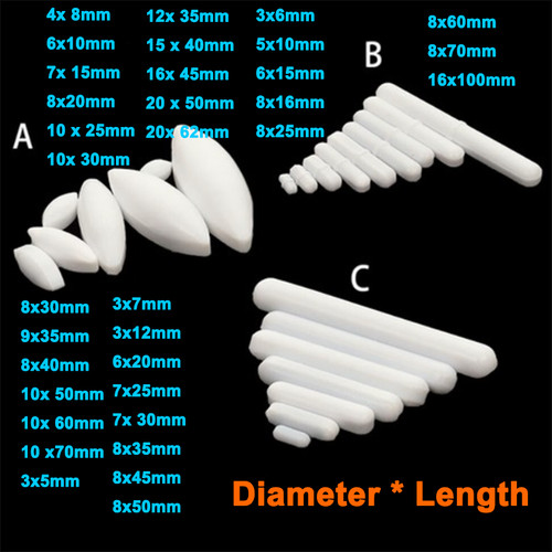Magnetic stirrer bars ptfe - magnetic,