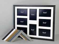 Suits Eight 6x4" Photos. 40x50cm Multi Aperture Photo Frame.