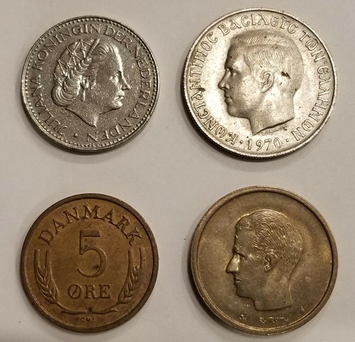 Old foreign coins franc - old, -20