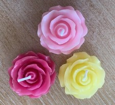 3  Handmade Rose Carved