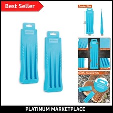 Tree Felling Wedge, Plastic Logging Wedges with Spikes Forestry Wedge for Tre...