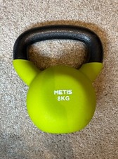 METIS Neoprene Kettlebells 8kg - Green - Exercise Equipment For Home Training