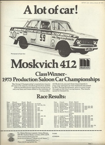 Moskvich 412 original 1974 - 412,