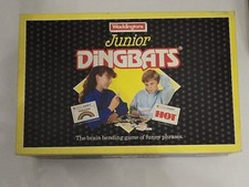 Waddingtons Vintage Junior Dingbats Board Game 1988 EXCELLENT CLEAN COMPLETE OB2