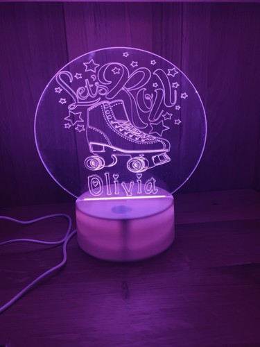 Roller skating themed - skating, led