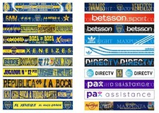 SUBBUTEO 20 STICKERS / MOUTH STICKERS JUNIORS SPONSORS & SUPPORTERS for FENCE