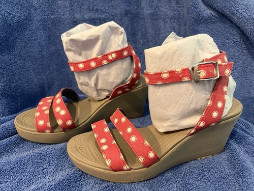 Crocs leigh wedge strappy - leigh,