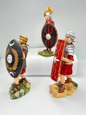 X3 Sculpture UK All Handmade Roman Resin Figurines 17cm *Superbly Detailed*