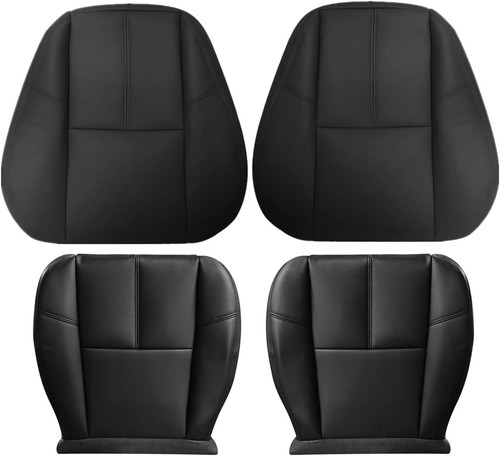 Black leather seat - leather,