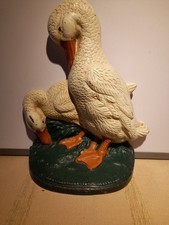 Vintage cast iron ducks - cast,