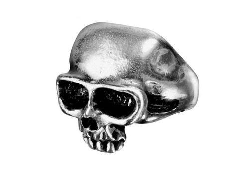 Death large skull ring - death,