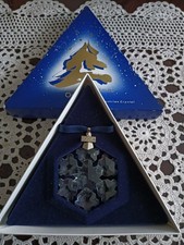 1994 original Swarovski star/snowflake  Annual Edition Christmas Ornament