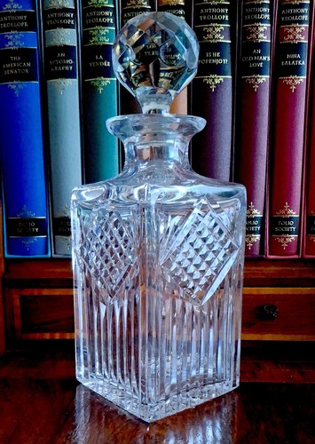 Vintage crystal decanter - crystal,