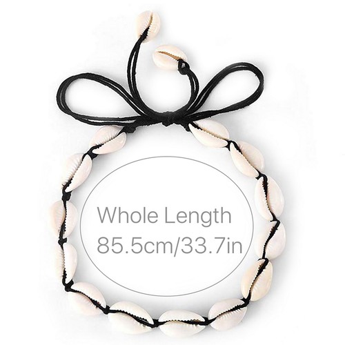 Natural shell necklace choker - natural,