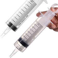 2 Pack Large Syringes, Plastic