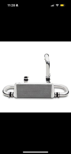 Alloy front mount intercooler - front,