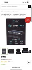 Wolf SPB-24 Solar Wireless Power Bank