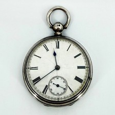 Antique Silver Waltham Pocket
