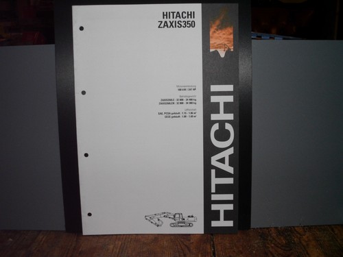 Hitachi zaxis 350 hydraulic - zaxis,