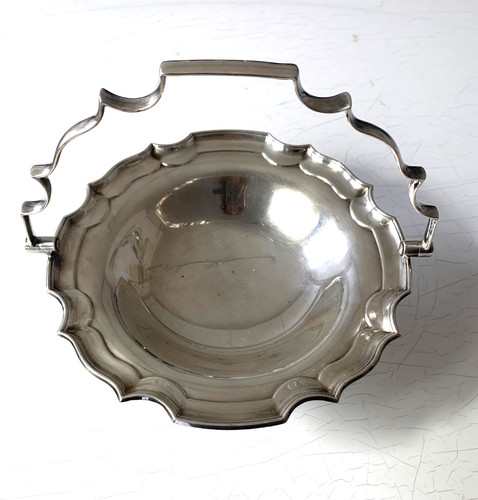 Vintage silver plated footed - vintage,
