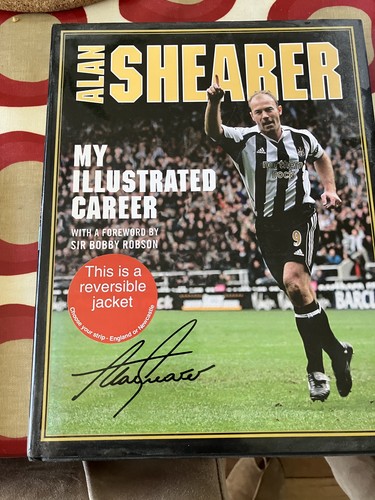 Signed alan shearer book - alan,