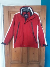 Boys Falcon Tritech Casual Red Anorak With Hidden Hood Age 11 Years