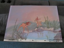 Bambi & Feline hand painted
